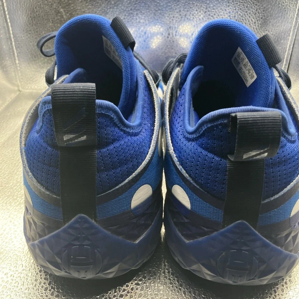 Adidas Harden Vol. 5 Futur Blue Polka Dot Athletic Shoes Men Size 12